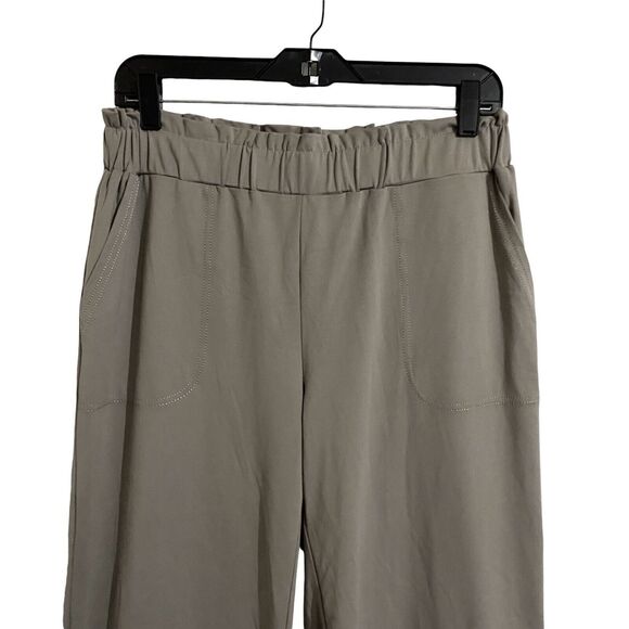 Joie Pants Woemns Size M Tan Brown Pull On Elastic Waist Straight Leg Stretch - Picture 2 of 7